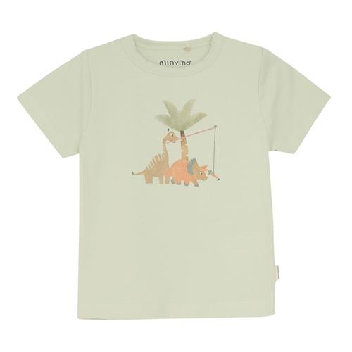 Minymo GOTS T-shirt Tender Greens 62 cm  Grøn  62 cm  Drenge, Piger