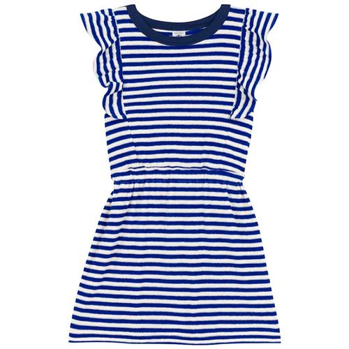 Petit Bateau Stribet Kjole Navyblå 5 Y  Blå  5 år  Piger