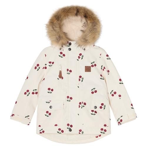 Kuling Val Thorens Parkaer Cherry  80 cm  Hvid  80 cm  Drenge, Piger