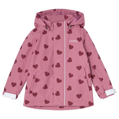 Kuling Sarek Skijakke Mauve Hearts  128 cm  Lilla  128 cm  Drenge, Piger