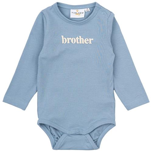 The New Siblings GOTS Nolan Body Ashley Blue Ashley Blue 80 cm  Blå  80 cm  Drenge