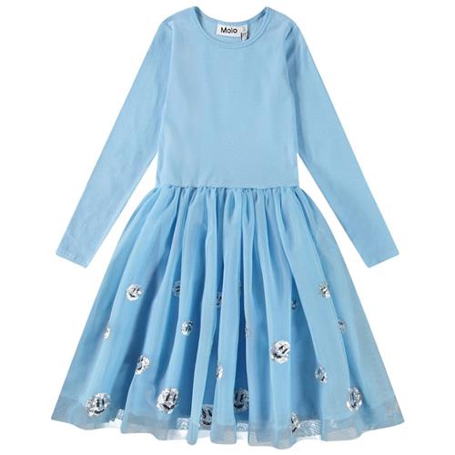 Molo Cyrus Long-Sleeved Dress Day Sky 146/152 cm  Blå  146/152 cm  Piger