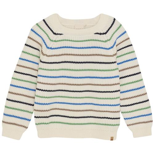 Minymo Strikket Pullover Marshmallow White 86 cm  Hvid  86 cm  Drenge