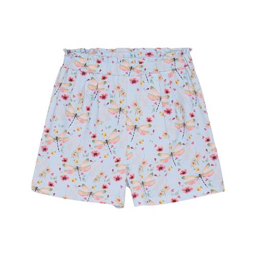 Minymo GOTS Shorts Aop Skyway 98 cm  Blå  98 cm  Piger