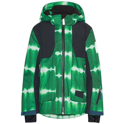 Molo Alpine Skijakke Tie Dye Green 116 cm  Grøn  116 cm  Drenge