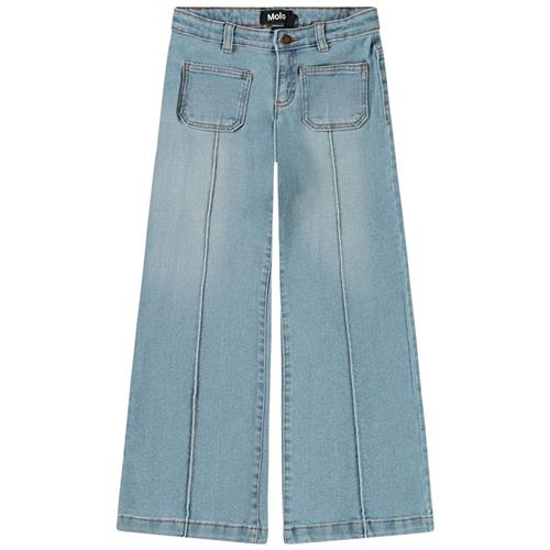 Molo Adina Woven Pants Clear Washed Blue 158 cm  Blå  158 cm  Piger