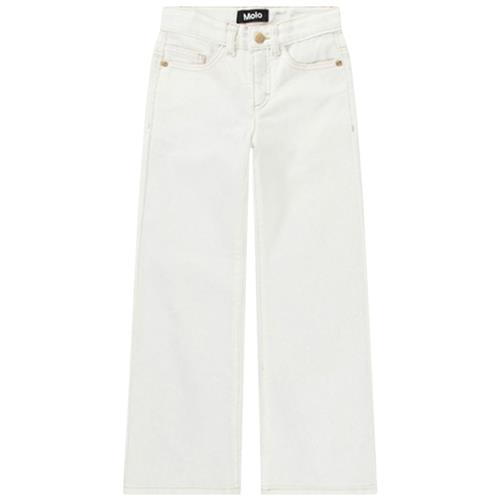 Molo Asta Woven Pants Crisp White 98 cm  Hvid  98 cm  Piger