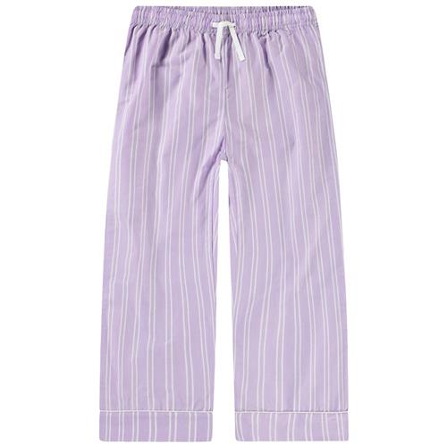 Molo Alfrida Woven Pants Purple Rail Stripe 140 cm  Lilla  140 cm  Piger