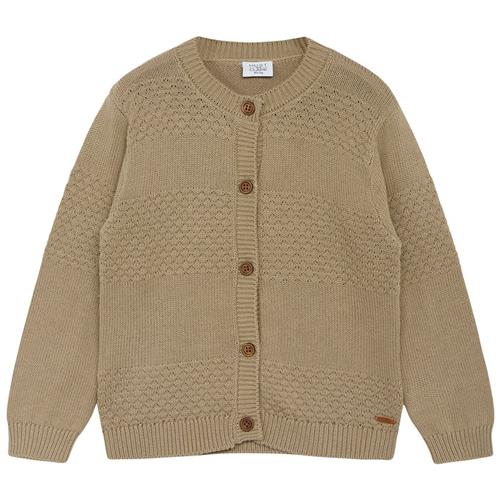 Hust&Claire Charli Cardigan Pepper 56 cm  Brun  56 cm  Drenge