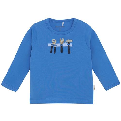 Minymo Langærmet T-shirt Regatta 68 cm  Blå  68 cm  Drenge, Piger
