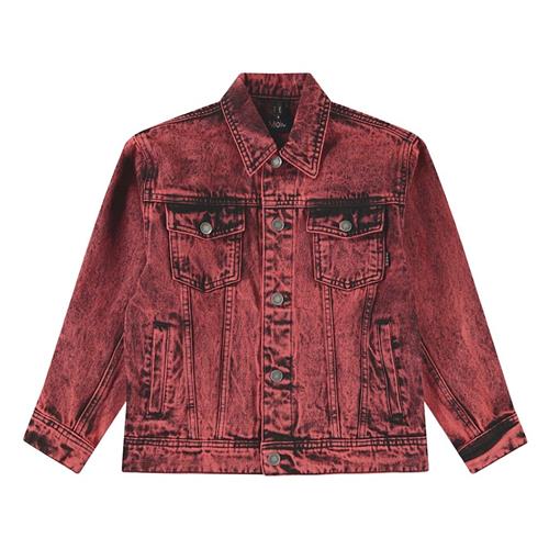 Molo Honore Denim Jacket Fiesta Dye 104cm  Rød  104 cm  Drenge, Piger