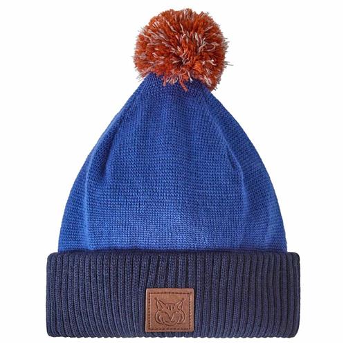 Kuling St Moritz Kontrastfarvet Strikket Hue Navyblå 48/50 cm  Blå  48/50 cm  Drenge, Piger