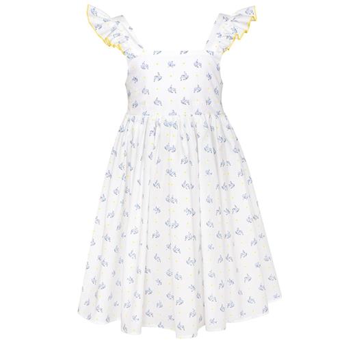 Paade Mode Blomstret Kjole Pearl White 4 Y  Hvid  4 år  Piger
