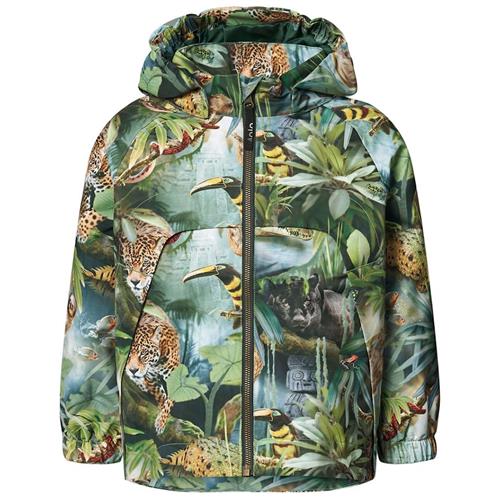 Molo Hoplas Jacket Jungle Life 104cm  Grøn  104 cm  Drenge, Piger