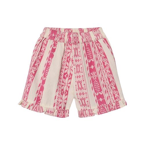 Fliink Addie Shorts Cloud Dancer Pink Stripe 3 Y  Lyserød  3 år  Piger