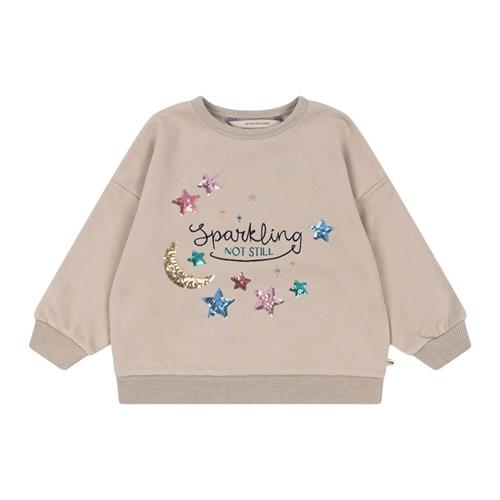Konges Sløjd Lou Sequin Sweatshirt Ocs French Oak 12 months  Beige  12 måneder  Piger