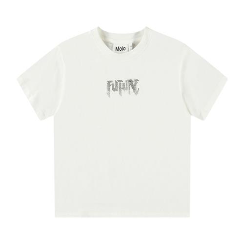Molo Rodney T-Shirt White 116 cm  Hvid  116 cm  Drenge, Piger