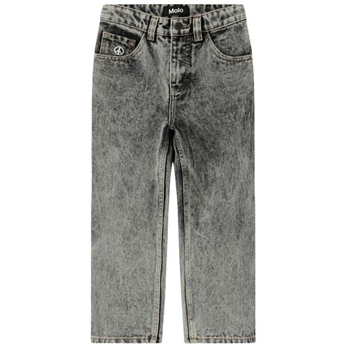 Molo Aska Woven Pants Grey Stonewash 140 cm  Grå  140 cm  Drenge, Piger