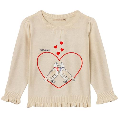 Fliink Magic Dove Pullover SANDSHELL 2 Y  Creme  2 år  Drenge, Piger