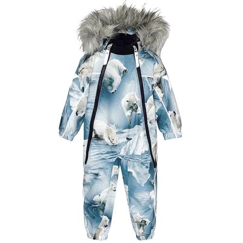 Molo Pyxis Baby-Flyverdragt Polar Bear Joy 80 cm  Blå  80 cm  Drenge, Piger