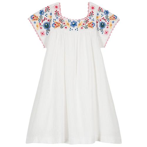 Louise Misha Daya Kjole White 3 Y  Hvid  3 år  Piger