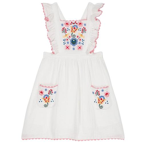 Louise Misha Huguette Kjole White 6 Y  Hvid  6 år  Piger