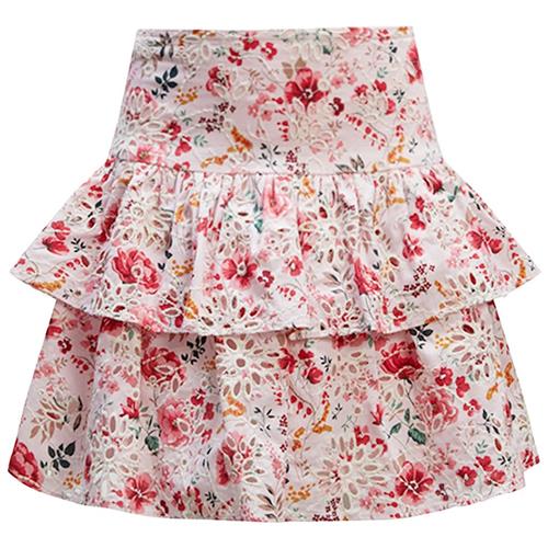 Bardot Junior Amelia Blomstret Nederdel Blush 4 Y  Lyserød  4 år  Piger