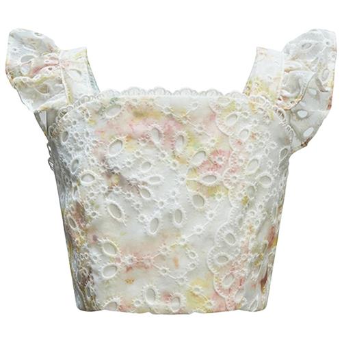 Bardot Junior Thalia Blomstret Top Spring Bloom 6 Y  Creme  6 år  Piger