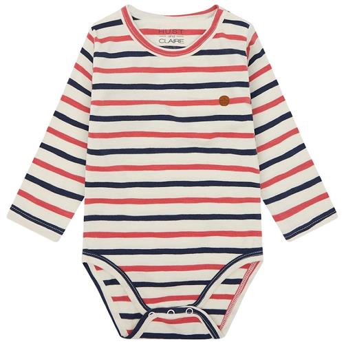 Hust&Claire Billy Baby Body Cranberry 68 cm  Blå  68 cm  Drenge