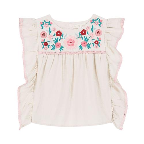 Louise Misha Mala Bluse Cream 12 months  Creme  12 måneder  Piger