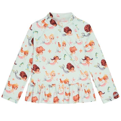 Hust&Claire Maiak Rashguard Wan Blue 9-12 months  Blå  9-12 måneder  Piger
