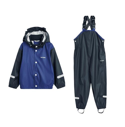 Tretorn Regnfrakke-sæt Ultra Blue  Ultra Blue-98/104 cm  Blå  98/104 cm  Drenge, Piger