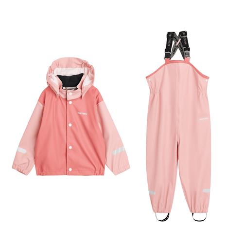 Tretorn Regnfrakke-sæt Light  Rose  Light  Rose-122/128 cm  Lyserød  122/128 cm  Piger