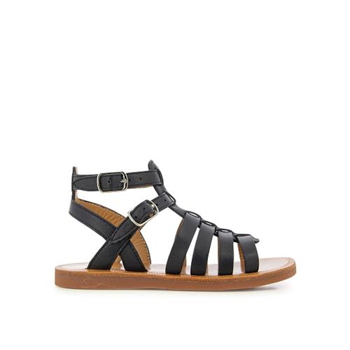 Pom Dapi Plagette Gladiator Sandaler Sorte 32 EU  Sort  32 EU  Piger
