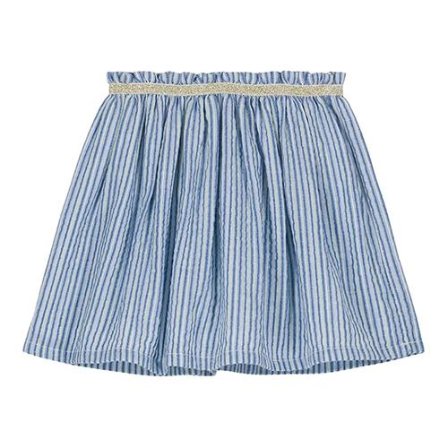 Louise Misha Cephee Nederdel Blue Parasol Stripes 4 Y  Blå  4 år  Piger