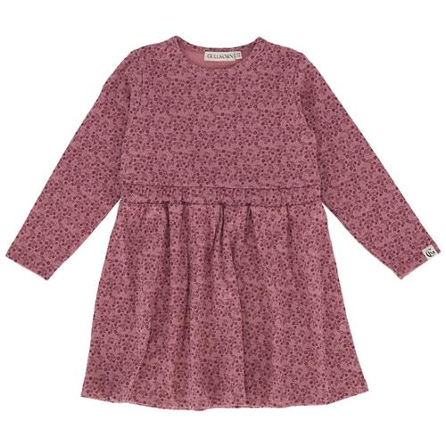 Gullkorn Villvette Dress Dark Pink 116 cm  Lyserød  116 cm  Drenge, Piger