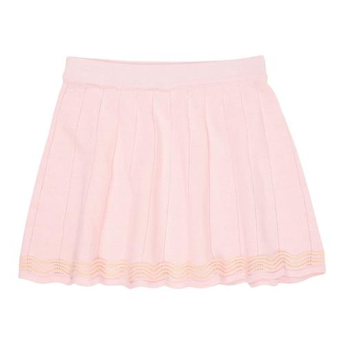 Copenhagen Colors GOTS Strikket Tennisnederdel Ballerina Cream 122 cm  Lyserød  122 cm  Piger