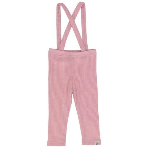 Gullkorn Babylongs i kridtuld, lilla og pink 56 cm Uld Lyserød  56 cm  Drenge, Piger