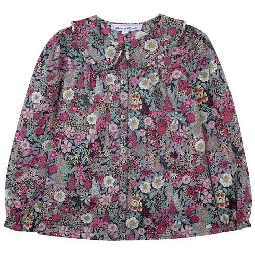 Tartine et Chocolat Blomstret Bluse Grå 3 Y  Grå  3 år  Piger