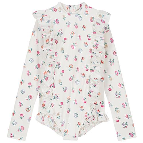 Louise Misha Aurelie Badedragt White Felicita Flow 12 months  Hvid  12 måneder  Piger