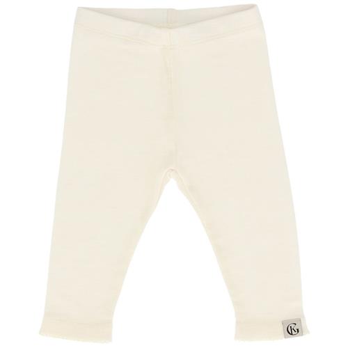 Gullkorn Vakke uld babypant varm hvid 62 cm  Hvid  62 cm  Drenge, Piger