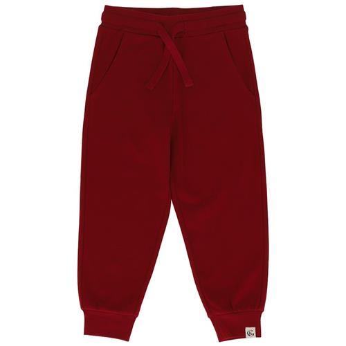 Gullkorn Eno Pant dyb rød Deep Red-122 cm  Rød  122 cm  Drenge