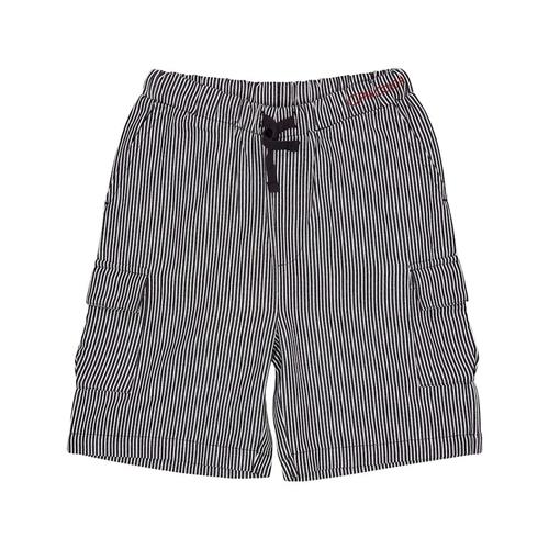 Copenhagen Colors Stribede Shorts Navy Stripe 122 cm  Blå  122 cm  Drenge
