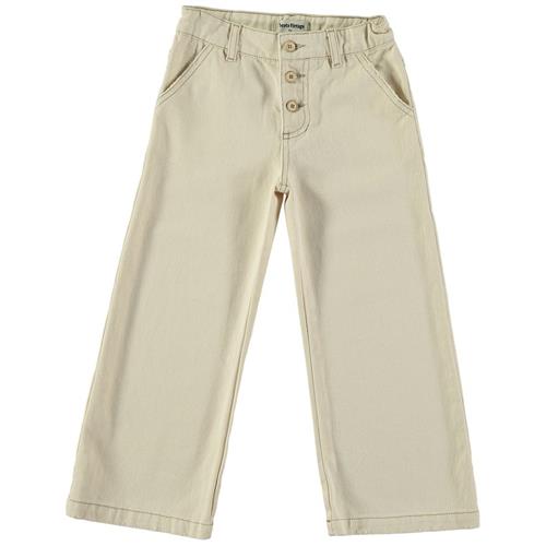 Tocoto Vintage Vintage Palazzo Bukser Naturhvide 2 Y  Creme  2 år  Piger