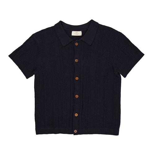 Copenhagen Colors Mønstret Skjorte Navy 92 cm  Blå  92 cm  Drenge