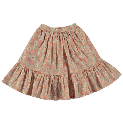 Tocoto Vintage Blomstret Lang Nederdel Lyserød 6 Y  Lyserød  6 år  Piger