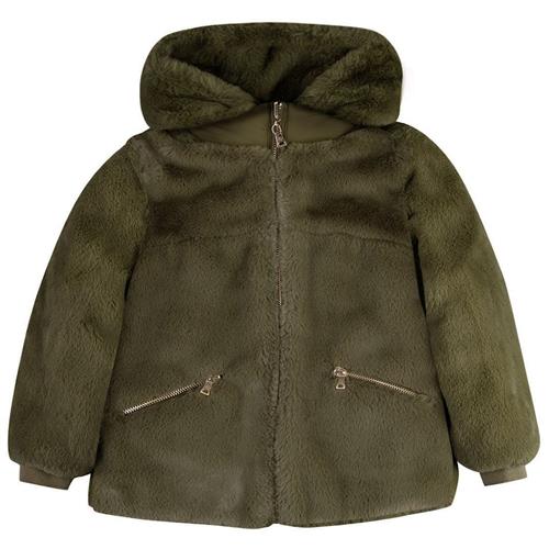 Tartine et Chocolat Kunstpelsjakke Khaki 6 Y  Grøn  6 år  Piger