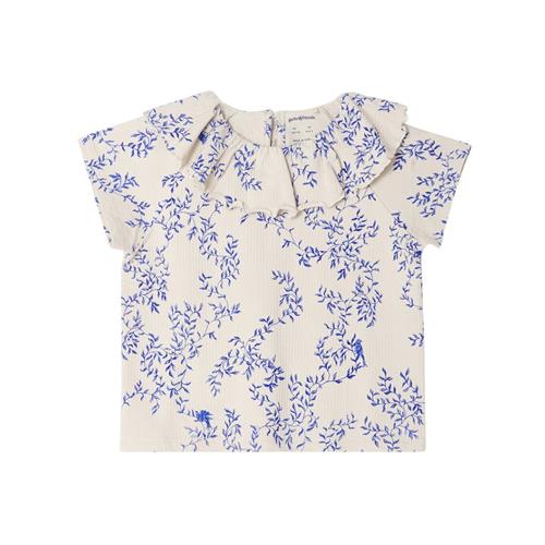 garbo&friends Jersey-bluse Jardim 110/116 cm  Blå  110/116 cm  Piger