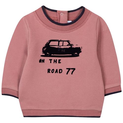 Tartine et Chocolat Sweatshirt Med Tryk Lyserød 4 Y  Lyserød  4 år  Drenge