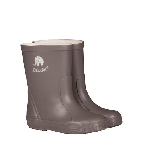 Celavi Basic Gummistøvler Solid Grey 24 EU  Grå  24 EU  Drenge, Piger